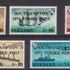 GB Cinderella - 1971 Southampton Strike post on Herm Island set MUH