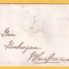Outer 1857 Edinburgh to Blairgowrie with experimental roller cancel second type - rare!