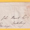 Outer 1840 to Canterbury with PAID stamp with Maltese Cross - signed Stanley. A beauty