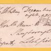 Free Front 1817 Holkham to Litchfield signed Nugent. HOLKHAM town mark in black (cat £60)