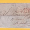 Entire 1846 London local post with Chief Office 1d Paid with great backstamps and fascinating wax seal!