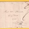 Outer 1813 Liverpool to Leeds with 8 postage rate, backstamped by Liverpool 206 CDS
