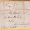 Entire 1816 London to Wolverhampton - dbl rim Free mark, dbl rim datestamp MY 17 816. Signed Brooke-Pechell