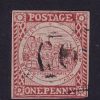 NSW 1850 1D Red Sydney view fine 4 margin